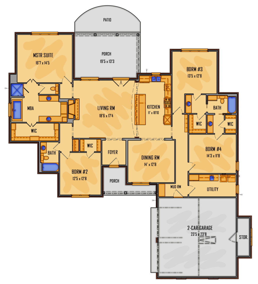 blueprint of first floor 04-18