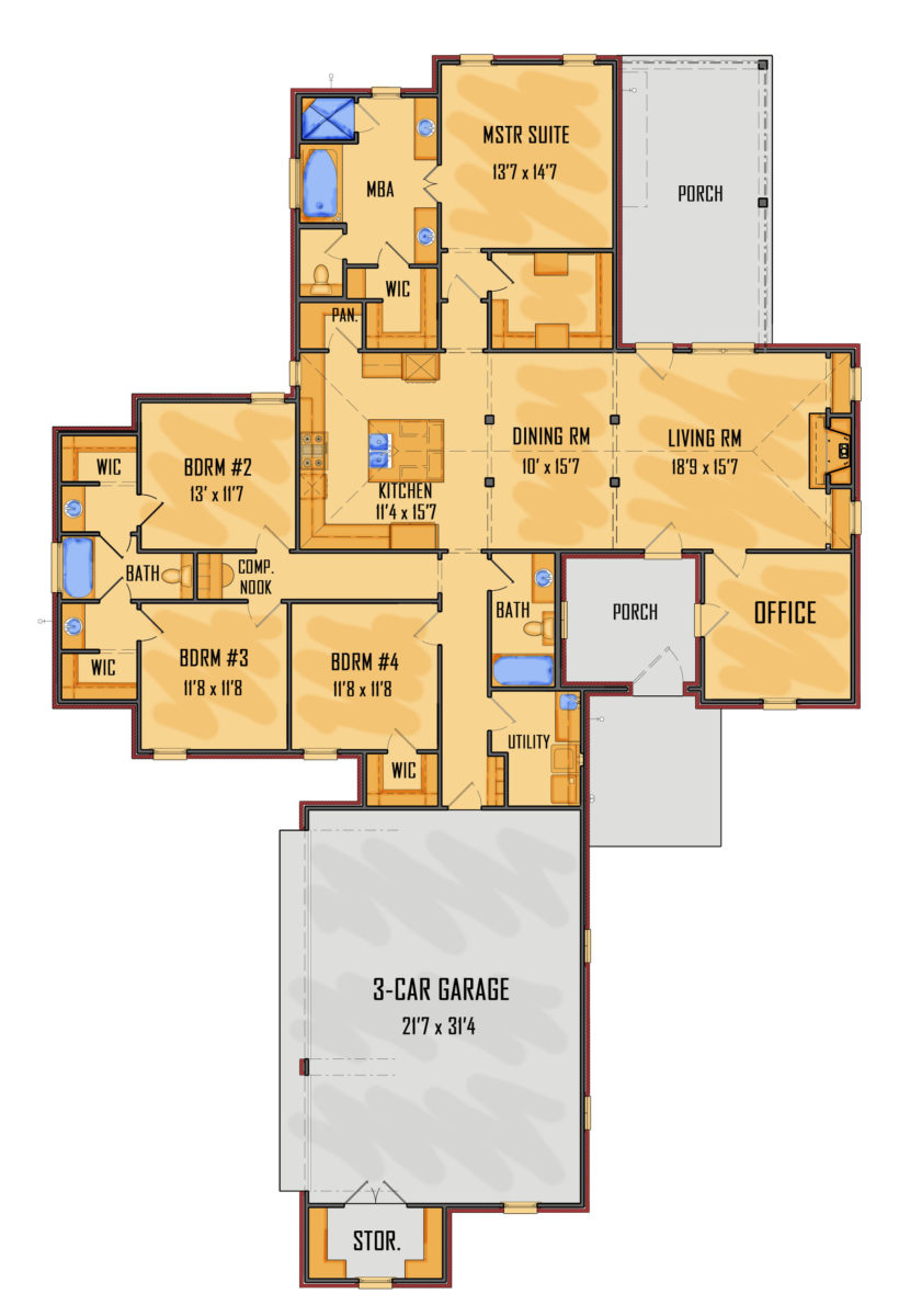 floor plan 105-12a