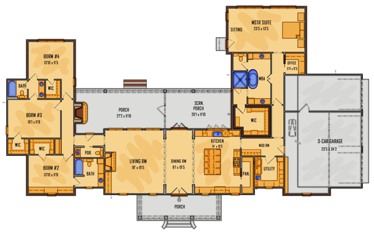 floor plan for 241-18