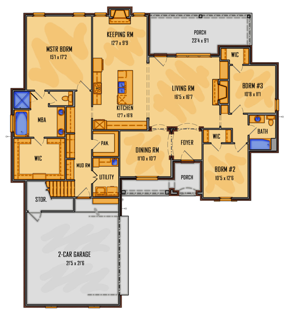 floor plan of 1st floor 267-18
