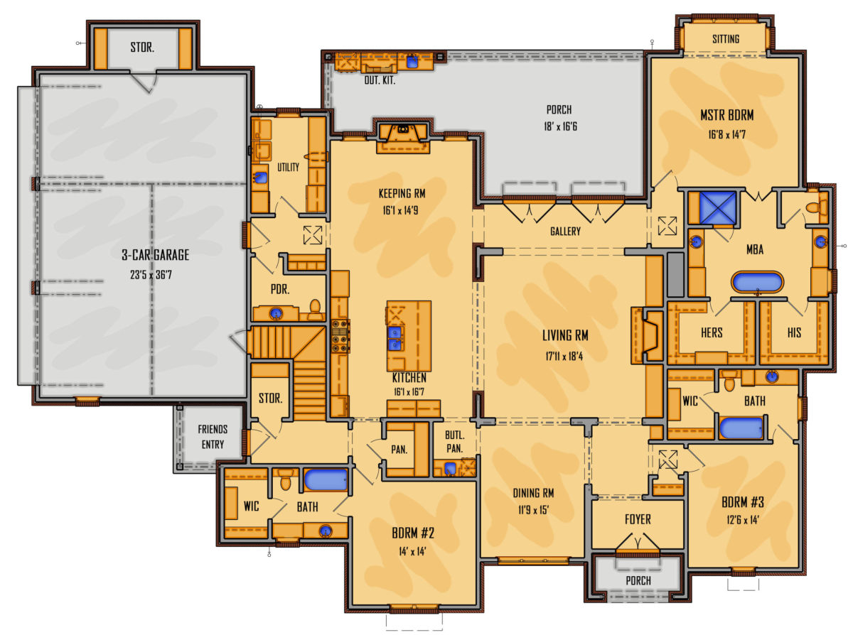floor plan for 284-17