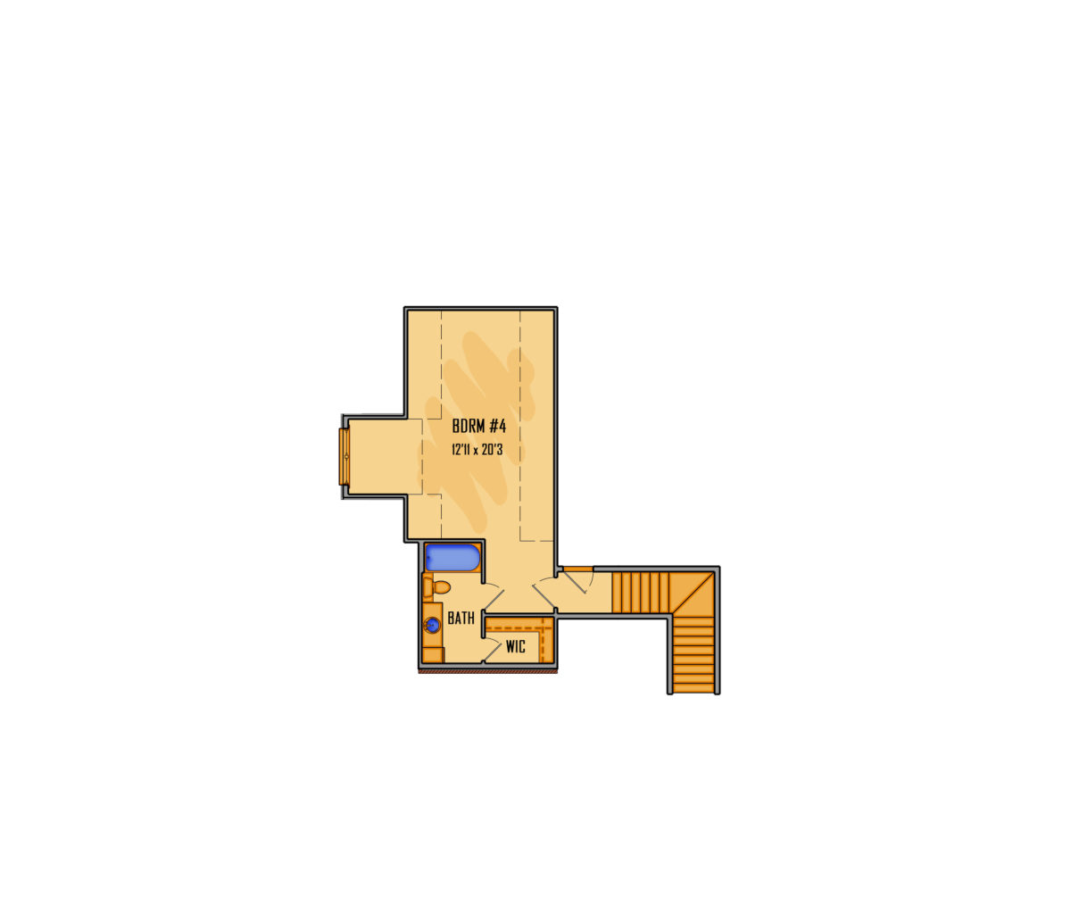 floor plan for 284-17 2nd floor